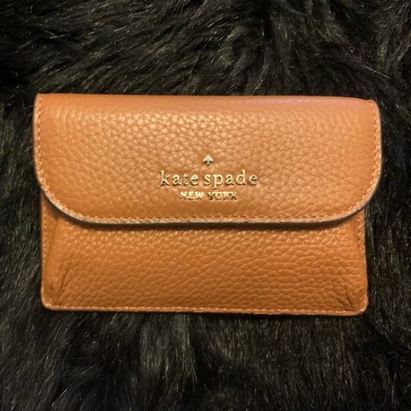 kate spade Accessories - DUMPLING PEBBLED LEATHER SMALL CARD HOLDER